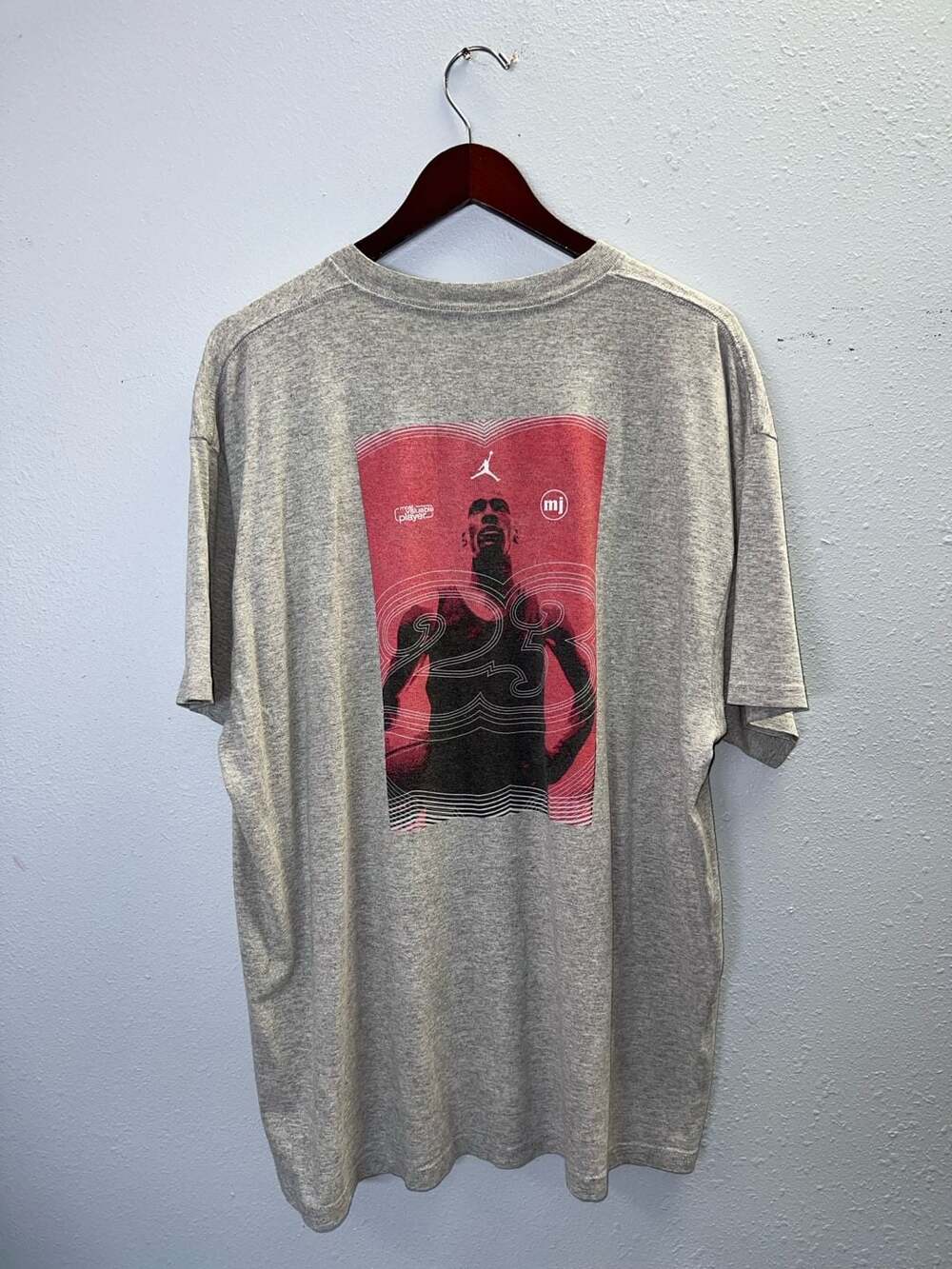 Vintage 90s Nike Michael Jordan Most Valuable Player 98 Shirt XL Grey USA 0651